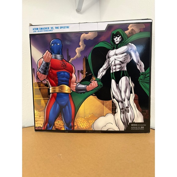 McFarlane DC Multiverse Atom Smasher vs The Spectre 7in Action Figure 2-Pack JSA - Picture 2 of 2